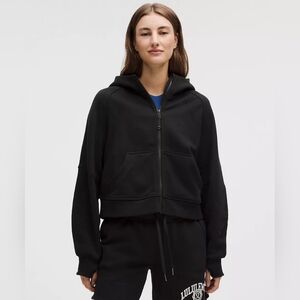Lululemon Athletica Black Scuba Zip-Up Hoodie XS/S